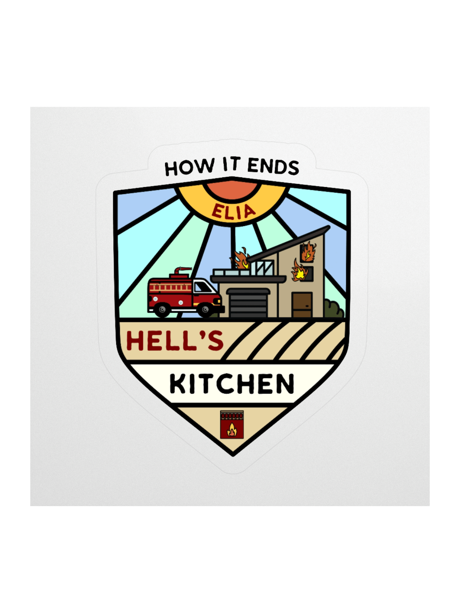 HELL'S KITCHEN, Elia Sticker product image (1)