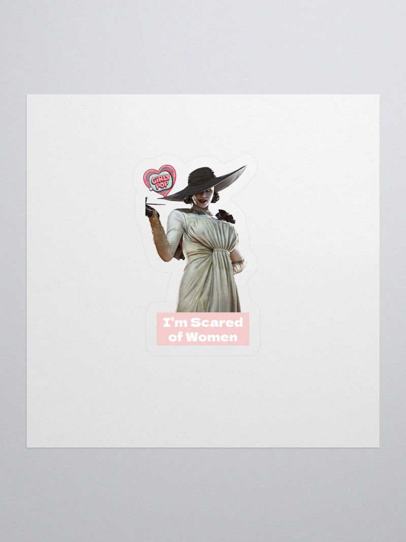 Big Scary Lady Sticker