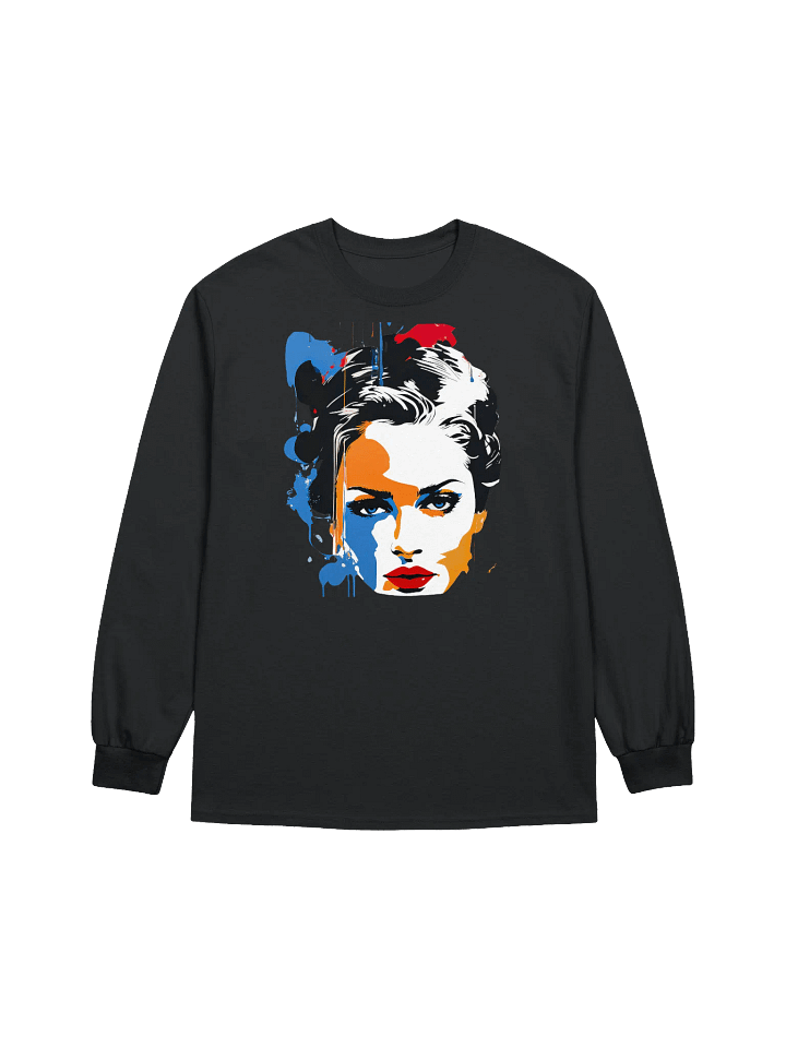 Abstract Girl - Gildan Ultra Cotton Unisex Long Sleeve T-Shirt product image (2)