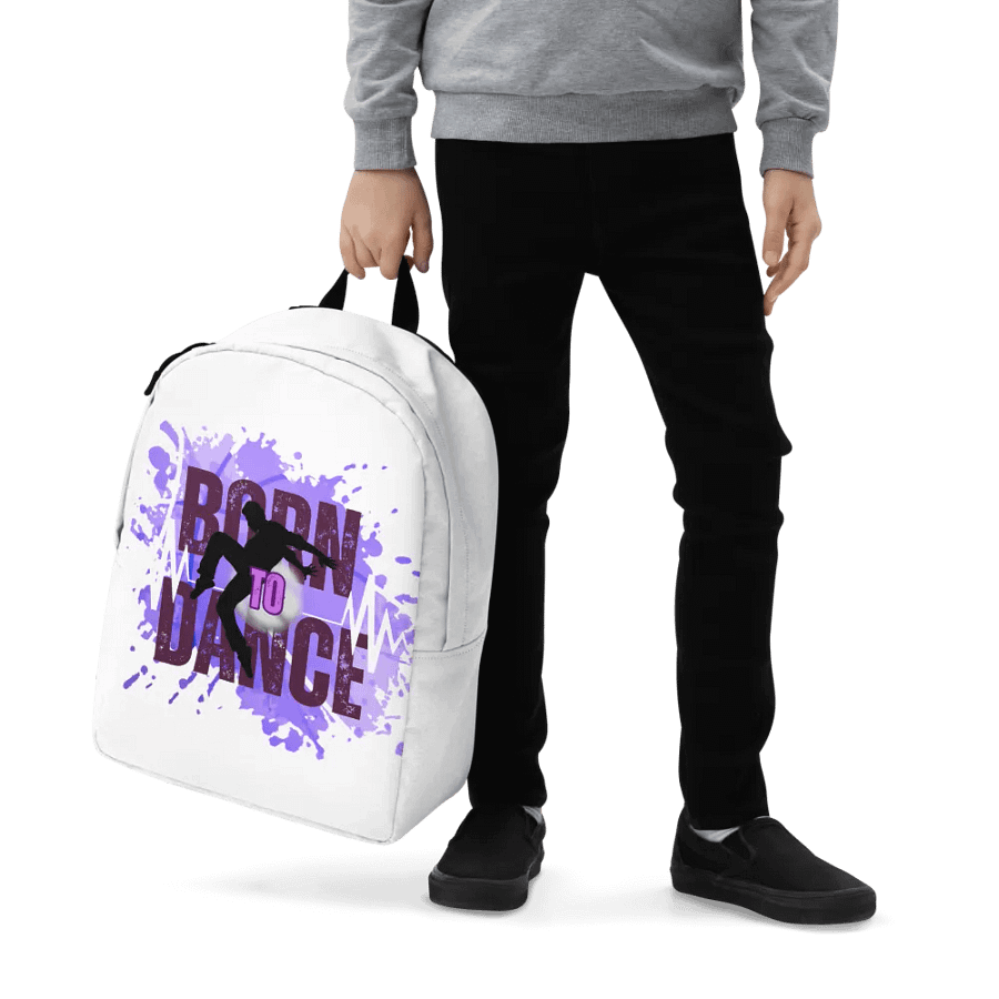 Born to Dance His Silhouette All-Over Backpack product image (6)