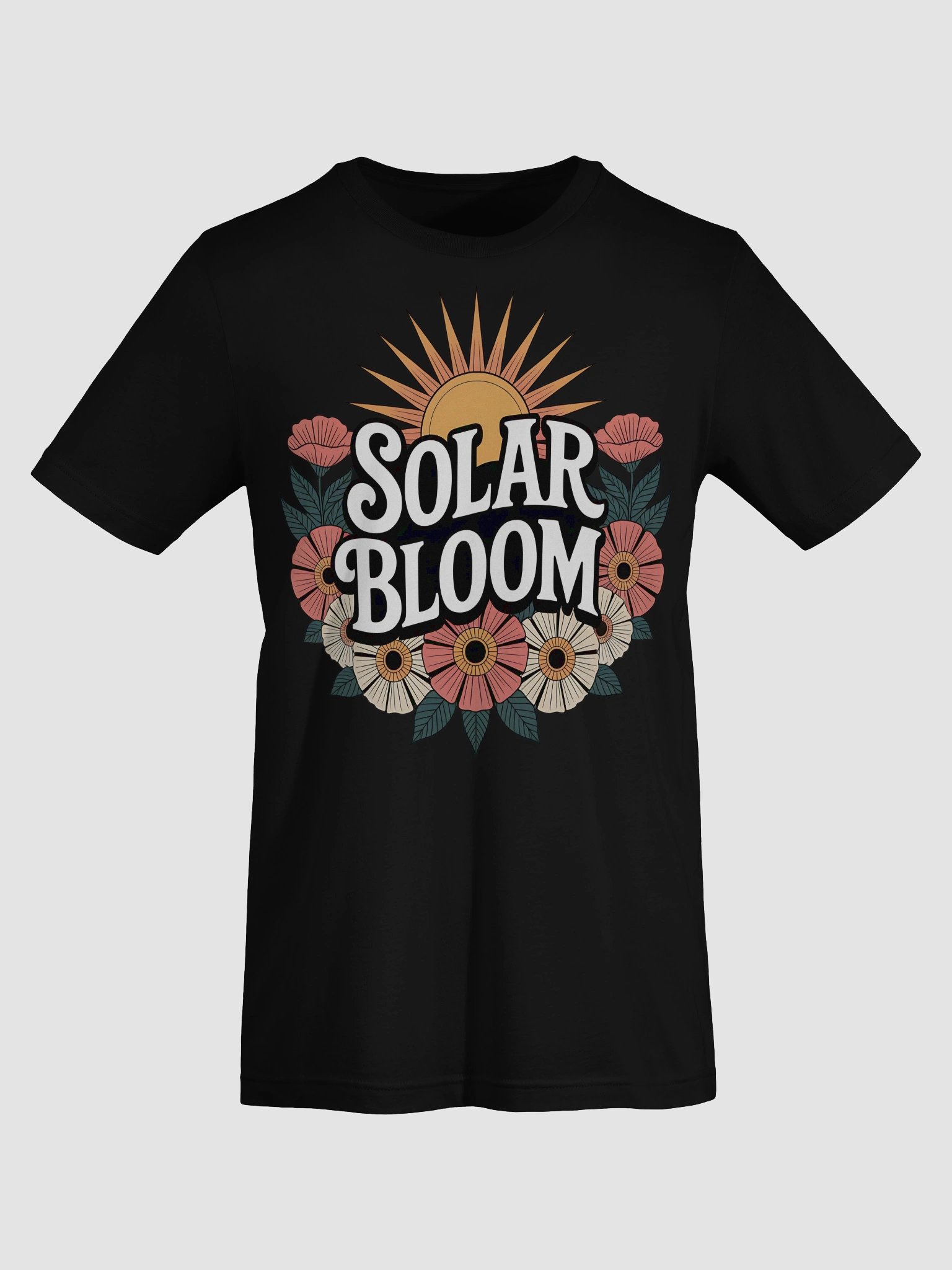 Solar Bloom Floral T-Shirt product image (68)