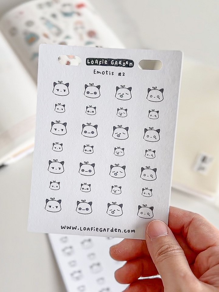 Emotis #2 Sticker Sheet product image (1)