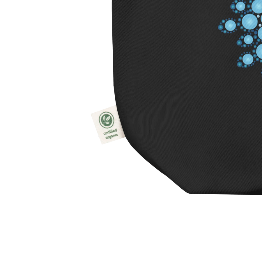 Blue Dot Mandala Eco-Friendly Organic Tote Bag product image (5)