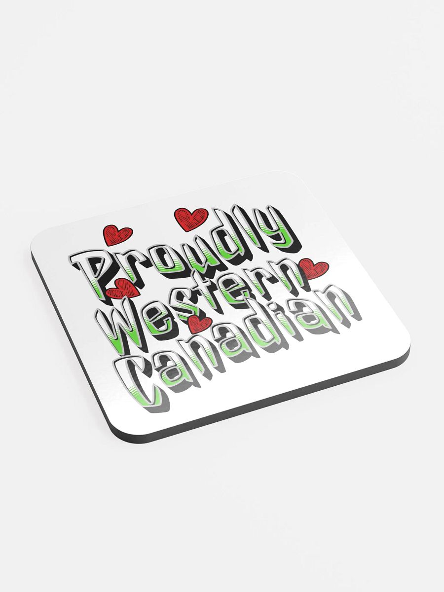 Proudly Western Canadian Pride Coaster product image (3)