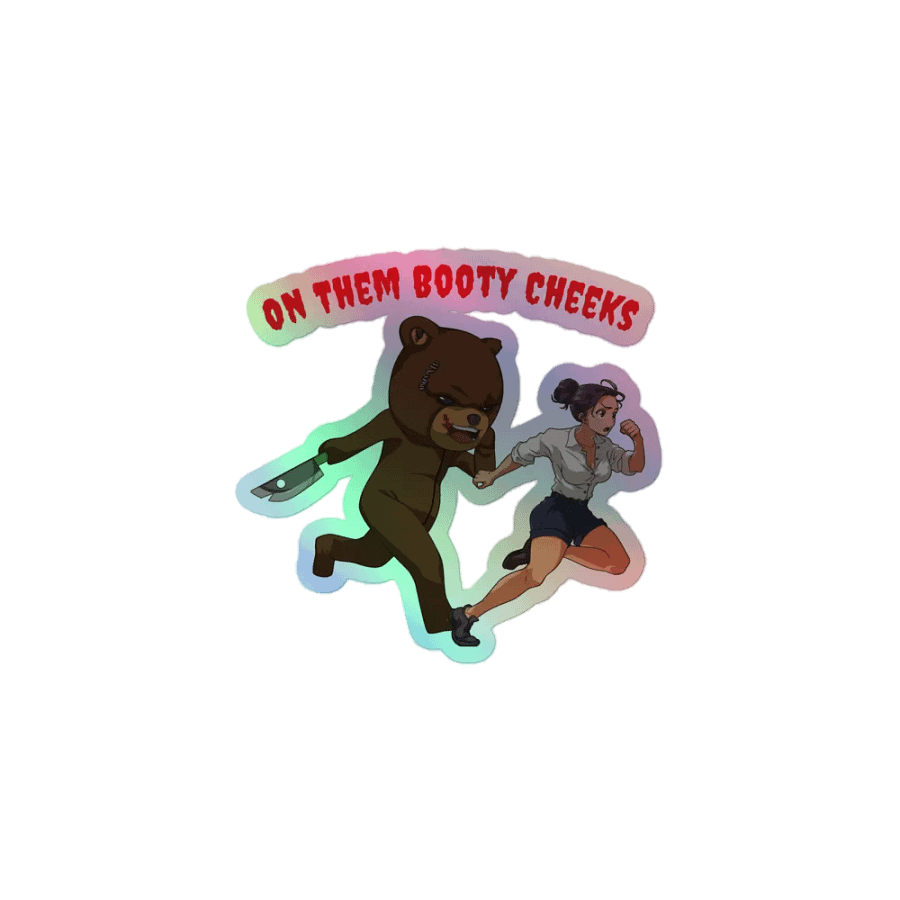 On Them Booty Cheeks -sticker/writing product image (1)