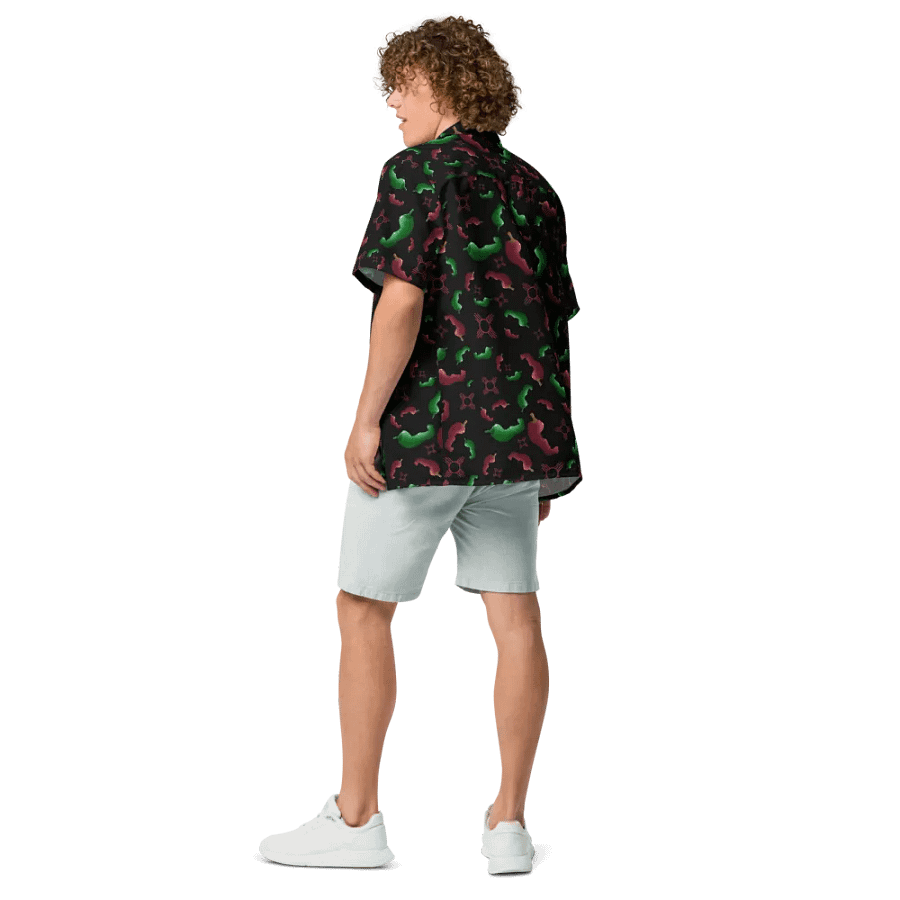 New Mexico Red & Green chile Zia Hawaiian Shirt product image (9)