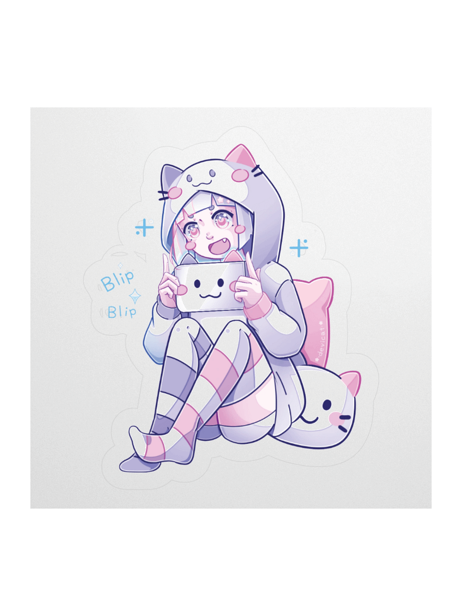 Sticker • CandiCat Gamer Girl • 2024 product image (1)