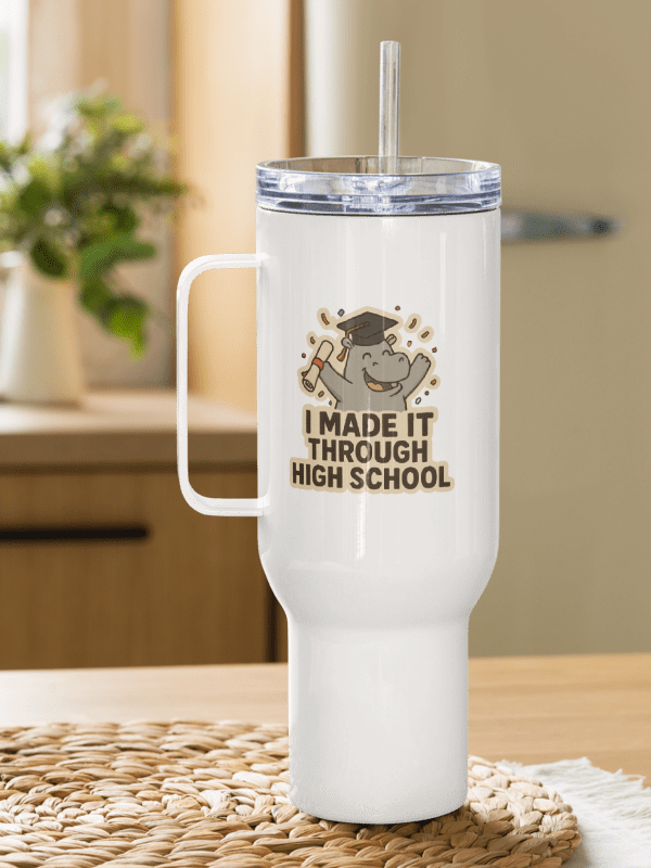 Hutto Hippo Graduation Celebration Travel Mug product image (3)