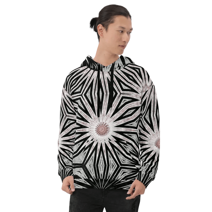 Abstract Coloured Modern Circles Unisex Pull Over Hoodie product image (11)