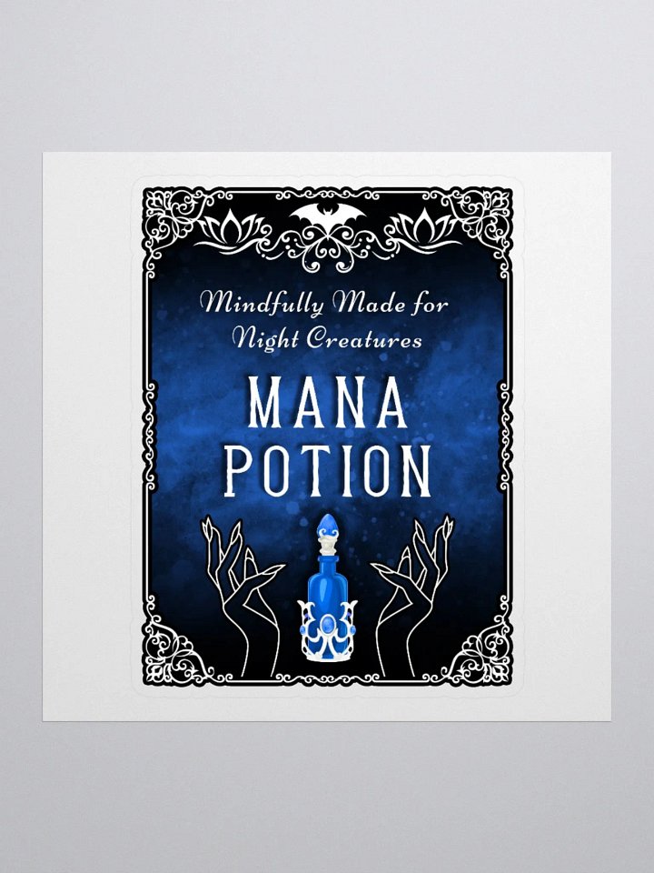 Mana Potion Sticker (Transparent) product image (1)