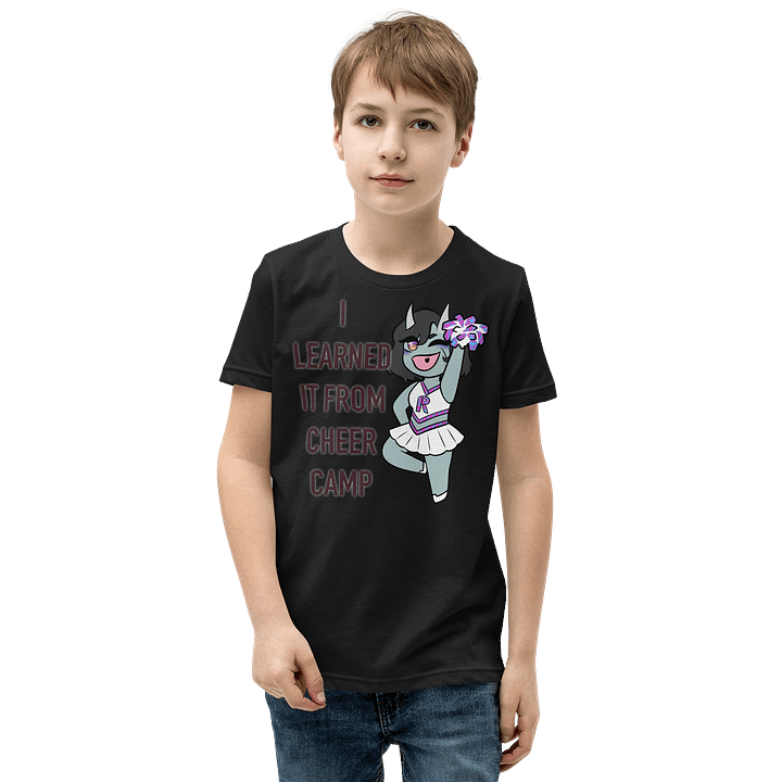 I Learned It From Cheer Camp Youth Tee product image (1)
