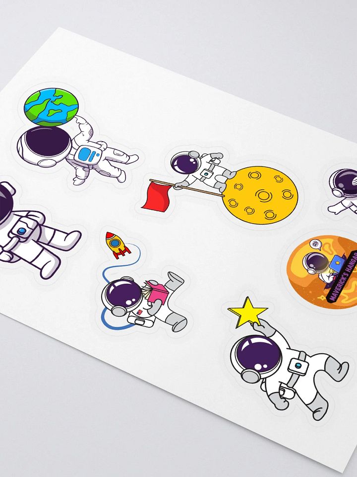 Astronaut Emote Sticker Sheet product image (2)