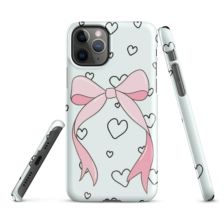 Pink Bow iPhone® Snap Case product image (2)