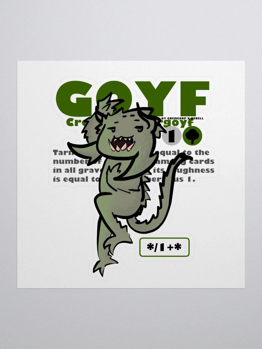 GOYF Body Pillow Sticker - Token Version product image (1)