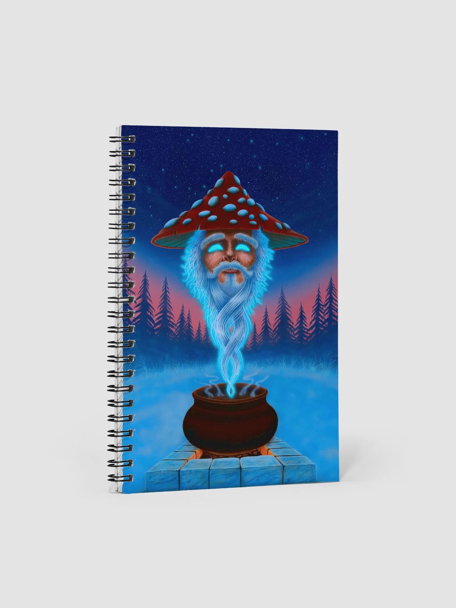 Mystic Wizard Spiral Notebook product image (1)
