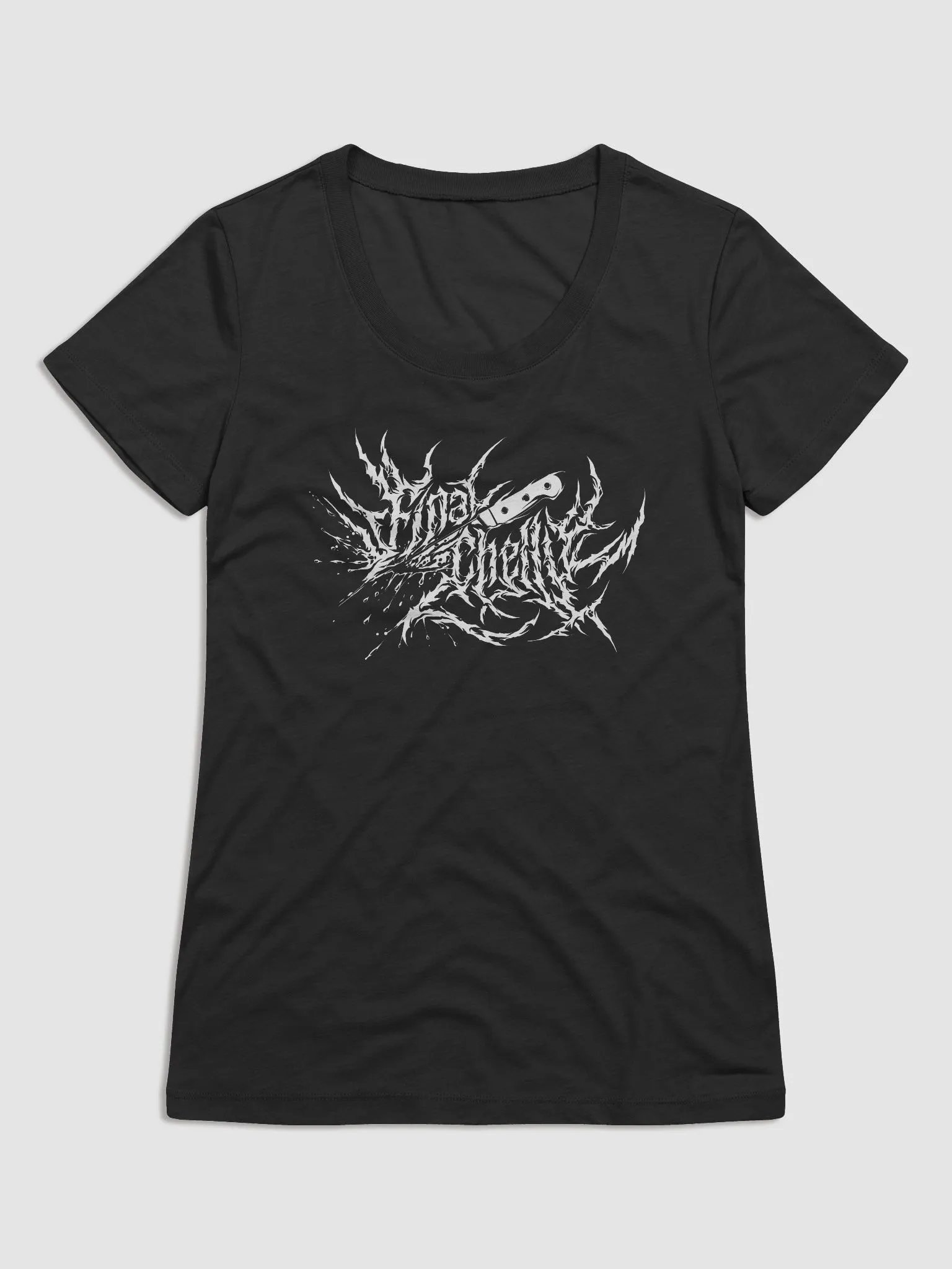 Keep It Metal White Logo Womens Triblend Printed Tee product image (1)