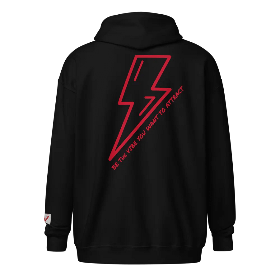 RED BE A VIBE BOLT ZIP-UP product image (3)