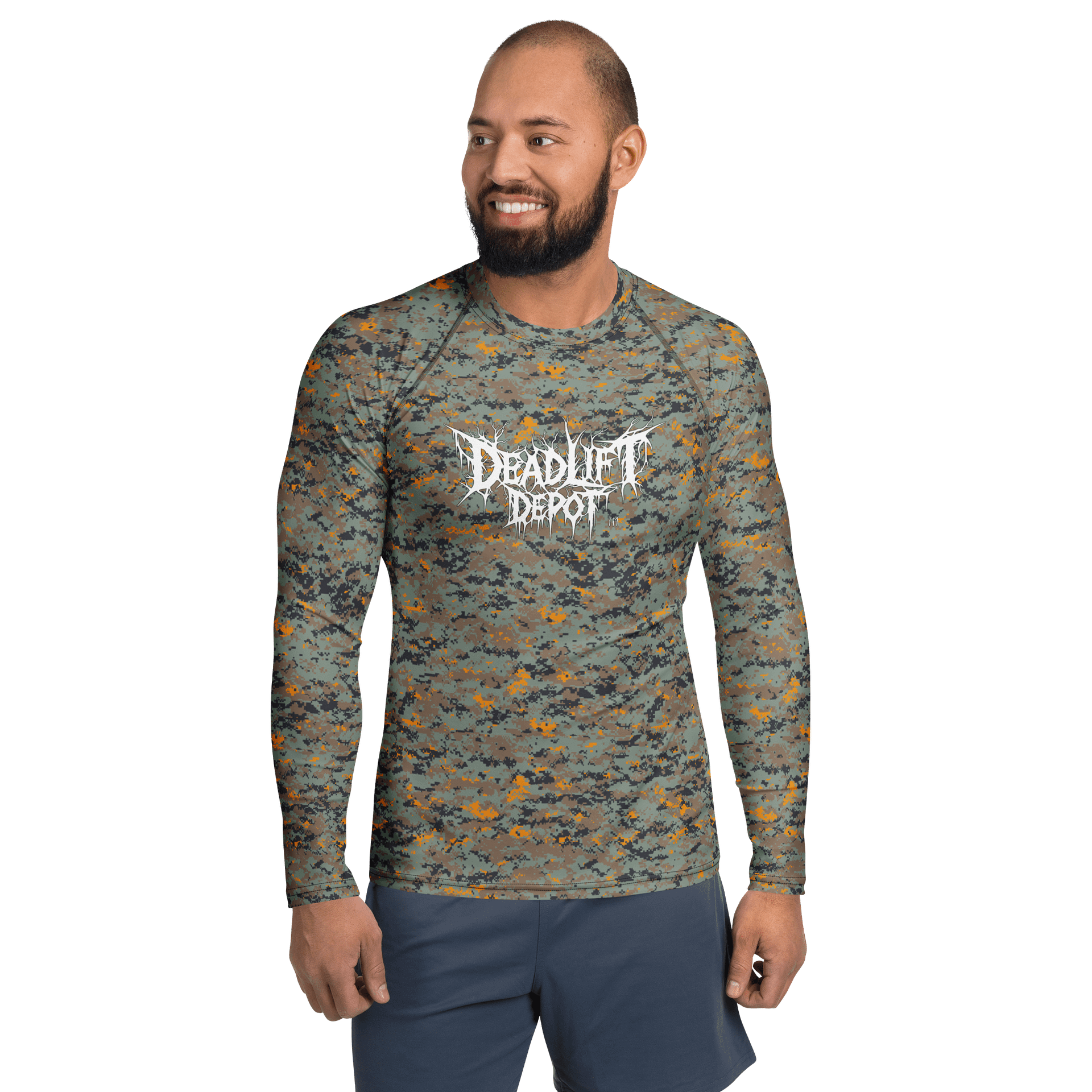 Rusted Ash Camo Compression Shirt product image (1)