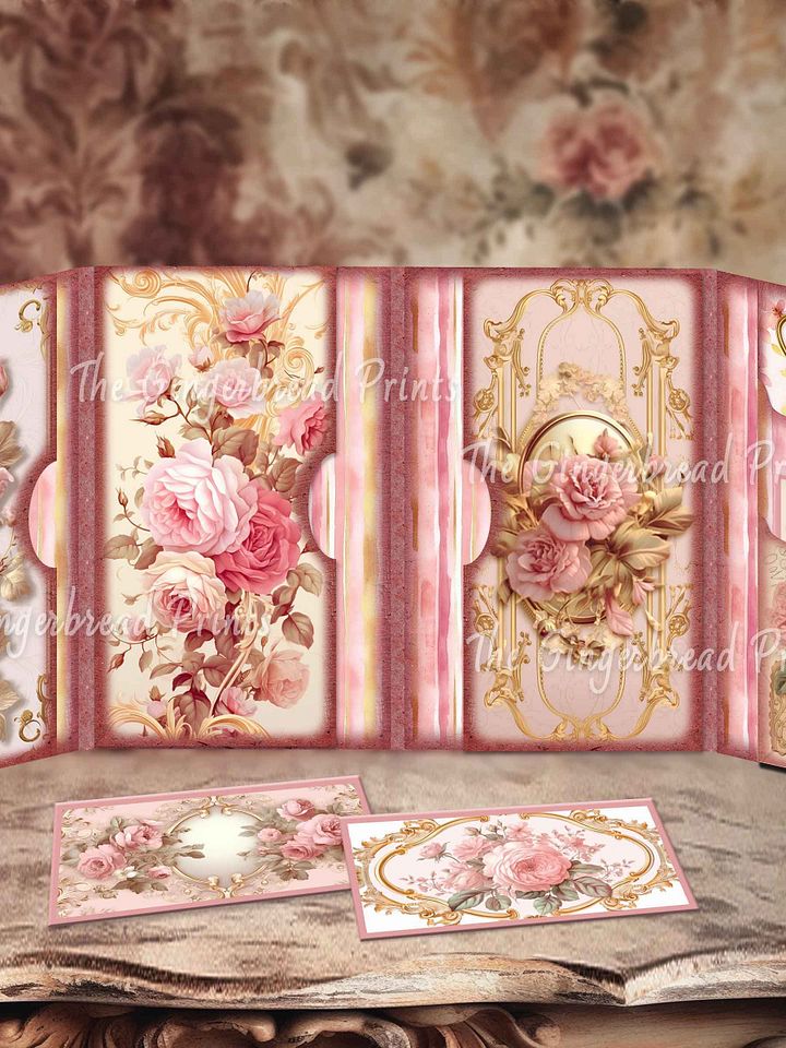 Pink Fantasy Folio Printable Kit Digital Download product image (1)