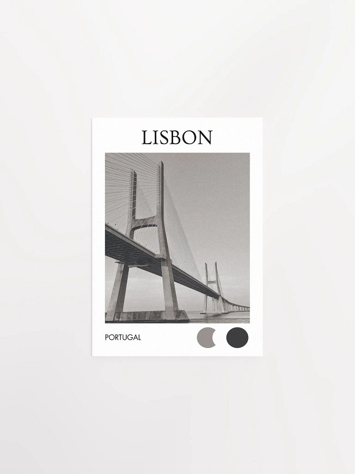 Vasco da Gama Bridge - Black & White product image (1)