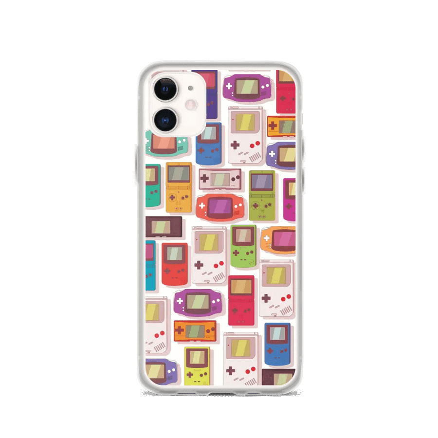 Retro Gamer Console Pattern iPhone Case product image (3)