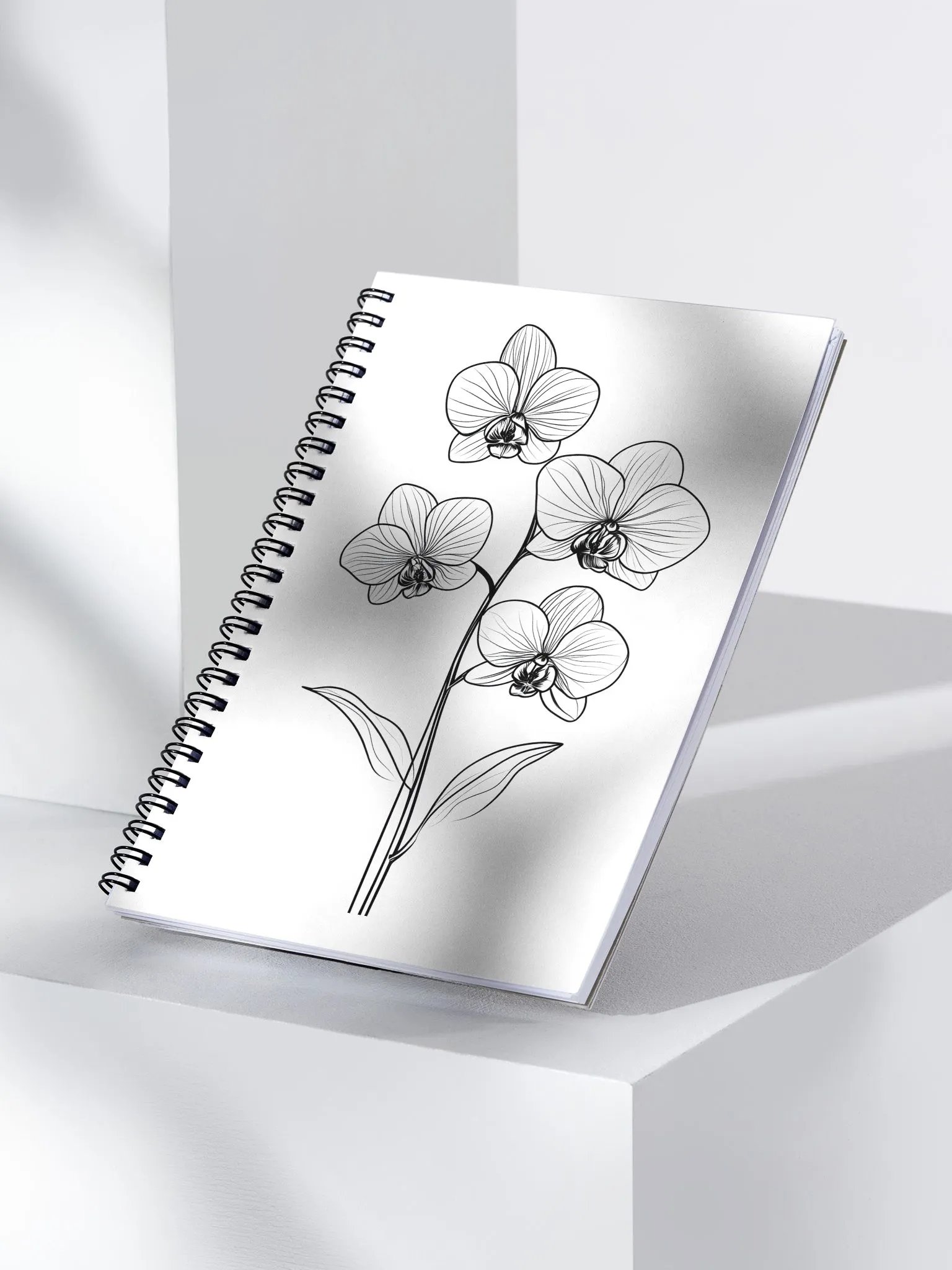 Orchid Spiral Notebook product image (3)