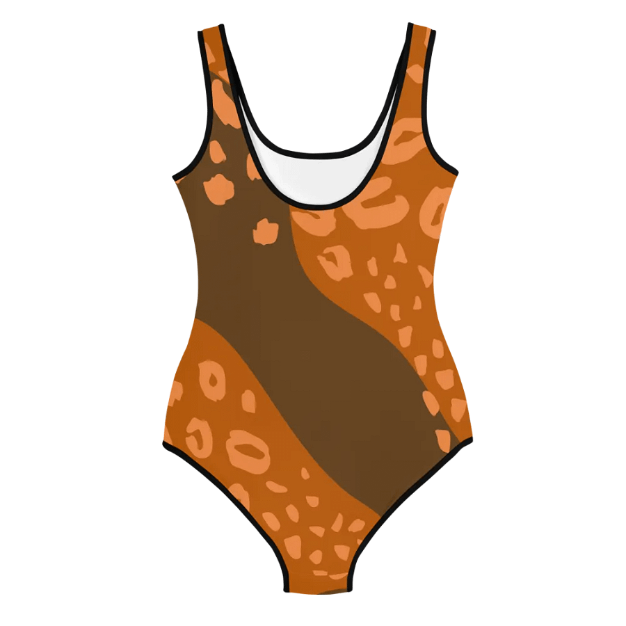 Orange Leopard Youth Swimsuit product image (2)