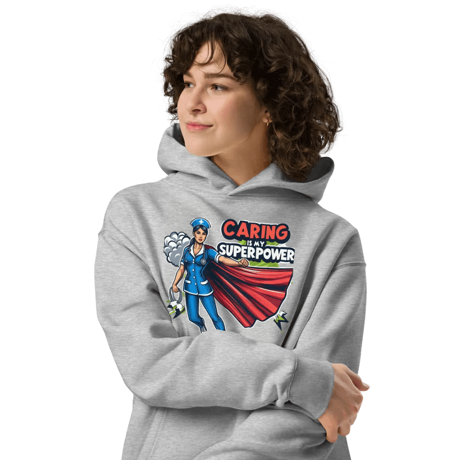 Caring Superhero Nurse Hoodie product image (34)