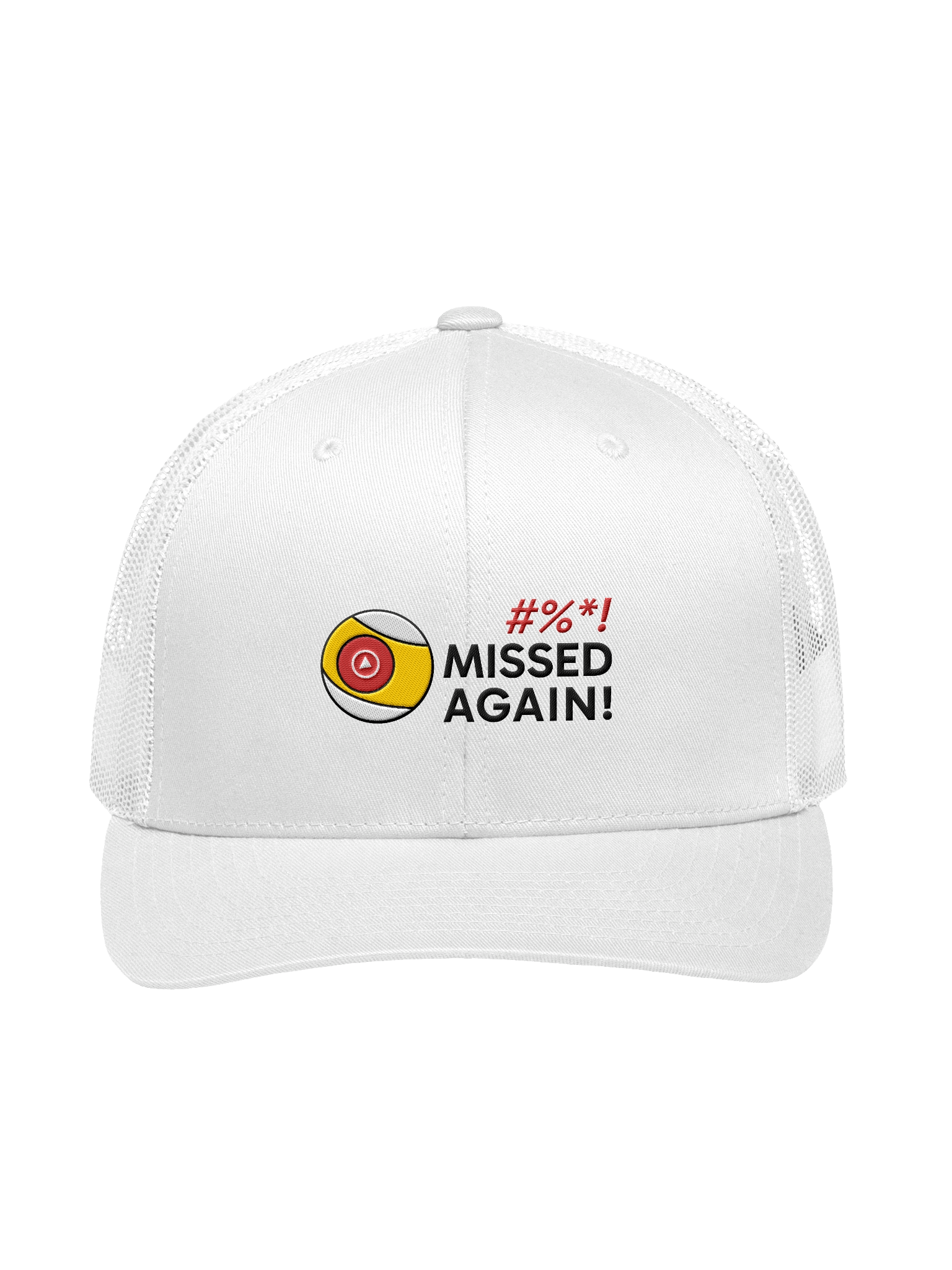 Missed Again! Logo Cap (Trucker - White) product image (1)