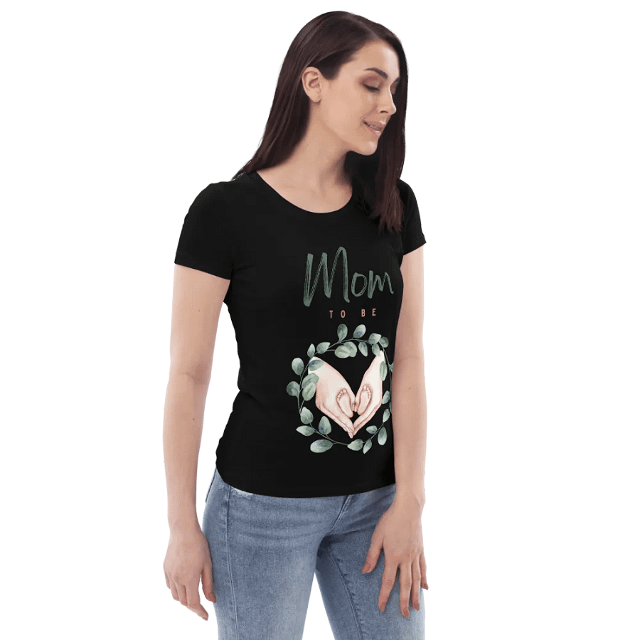Mom-To-Be Watercolor Love Tee product image (8)