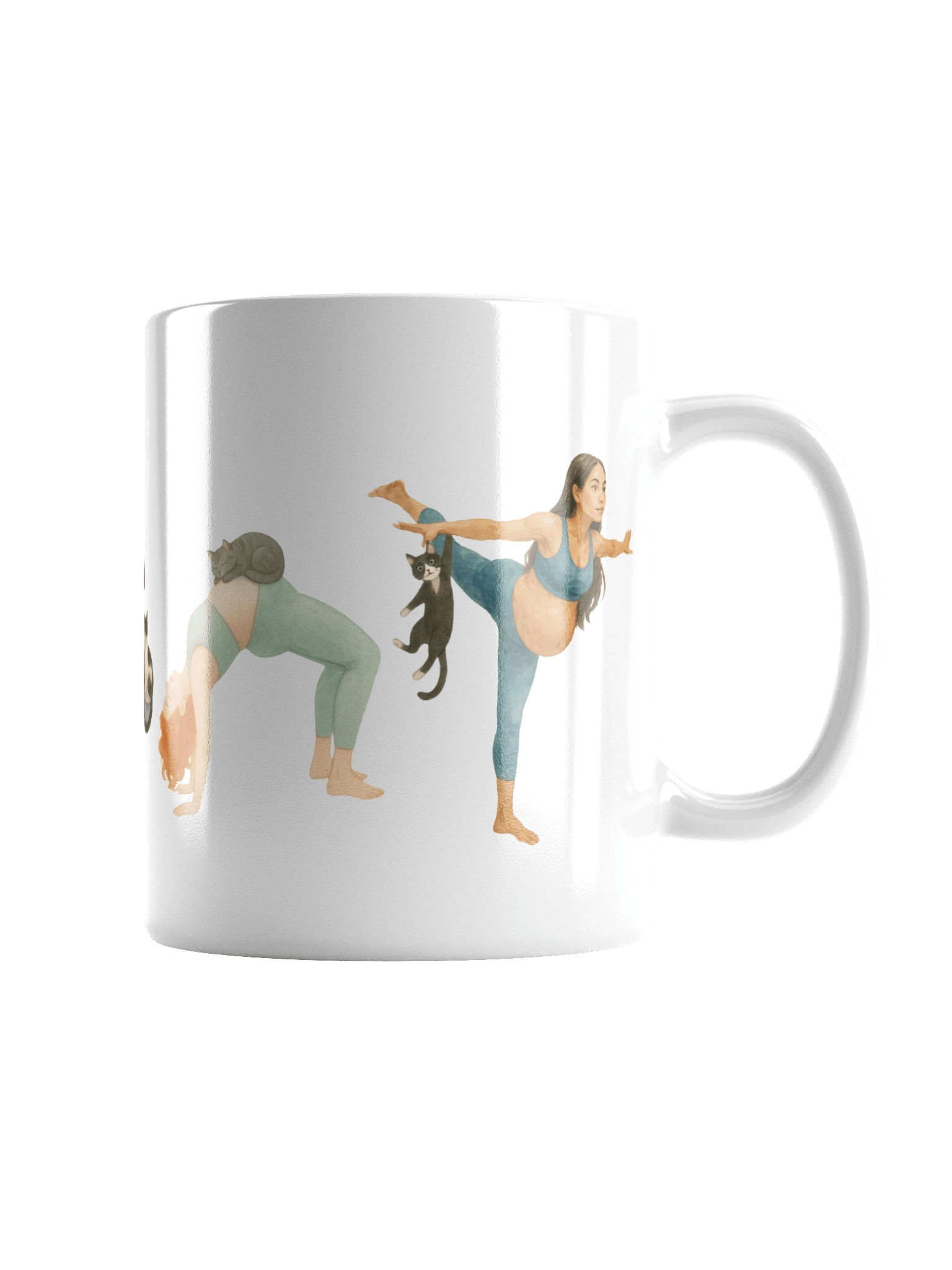 Prenatal Yoga with Cats Mug product image (2)