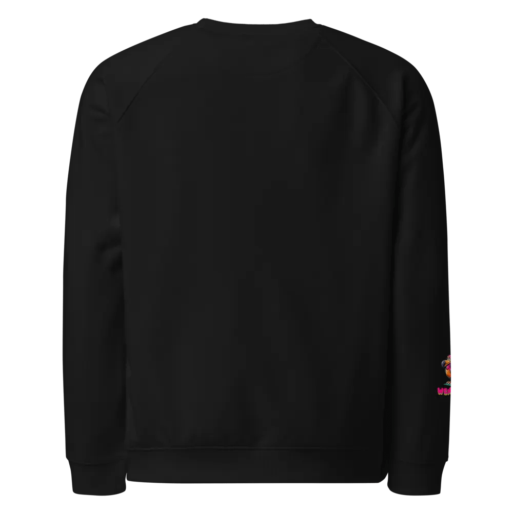 WEIRDODO Unisex Organic Raglan Sweatshirt product image (2)