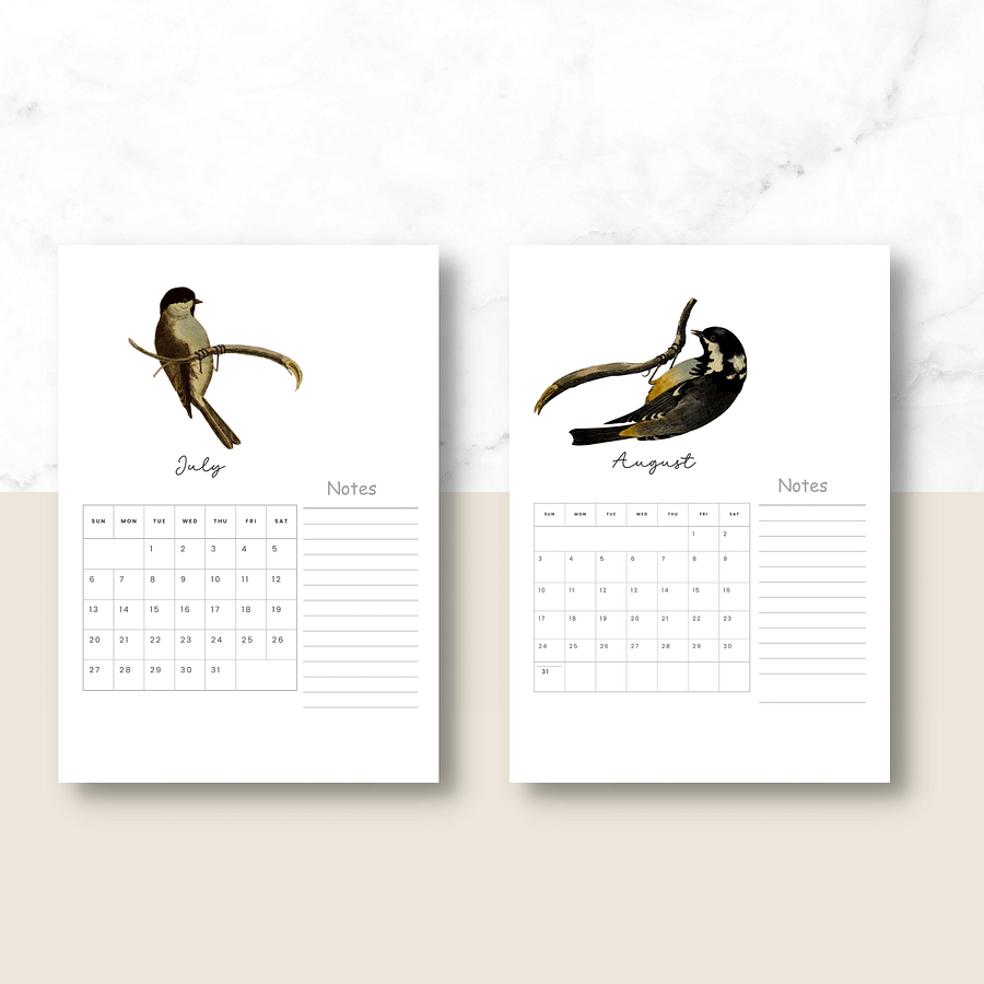 2025-2026 PDF Calendar: American Birds product image (6)