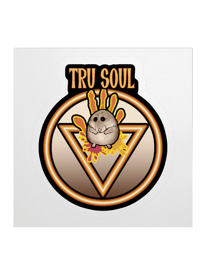 Tru Soul Hamster Kiss Cut Stickers - 3"x3" product image (1)