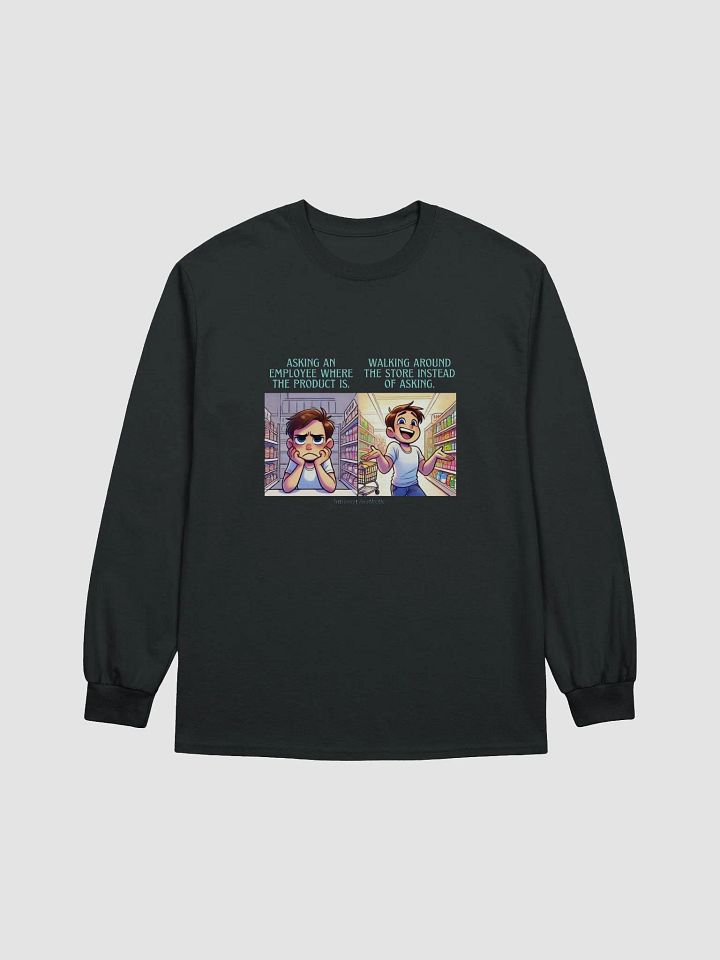 The Shopping Dilemma Long Sleeve Tee product image (1)