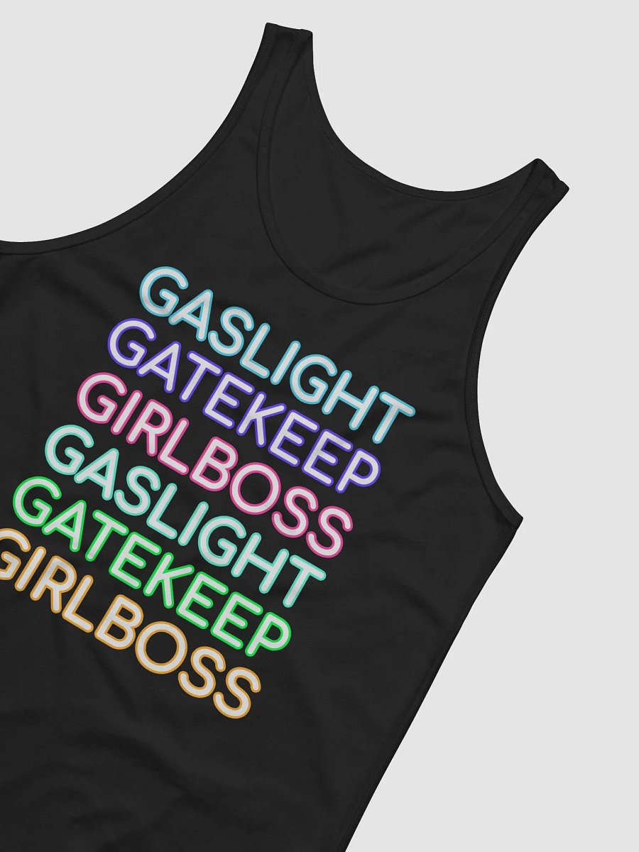 Gaslight Gatekeep Girlboss jersey tank top product image (3)
