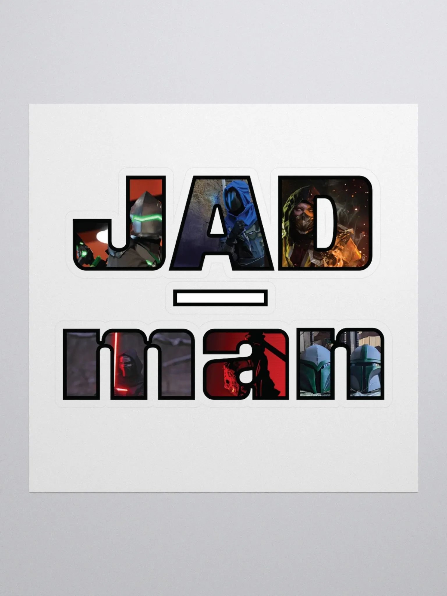 JAD-man Logo Sticker product image (3)