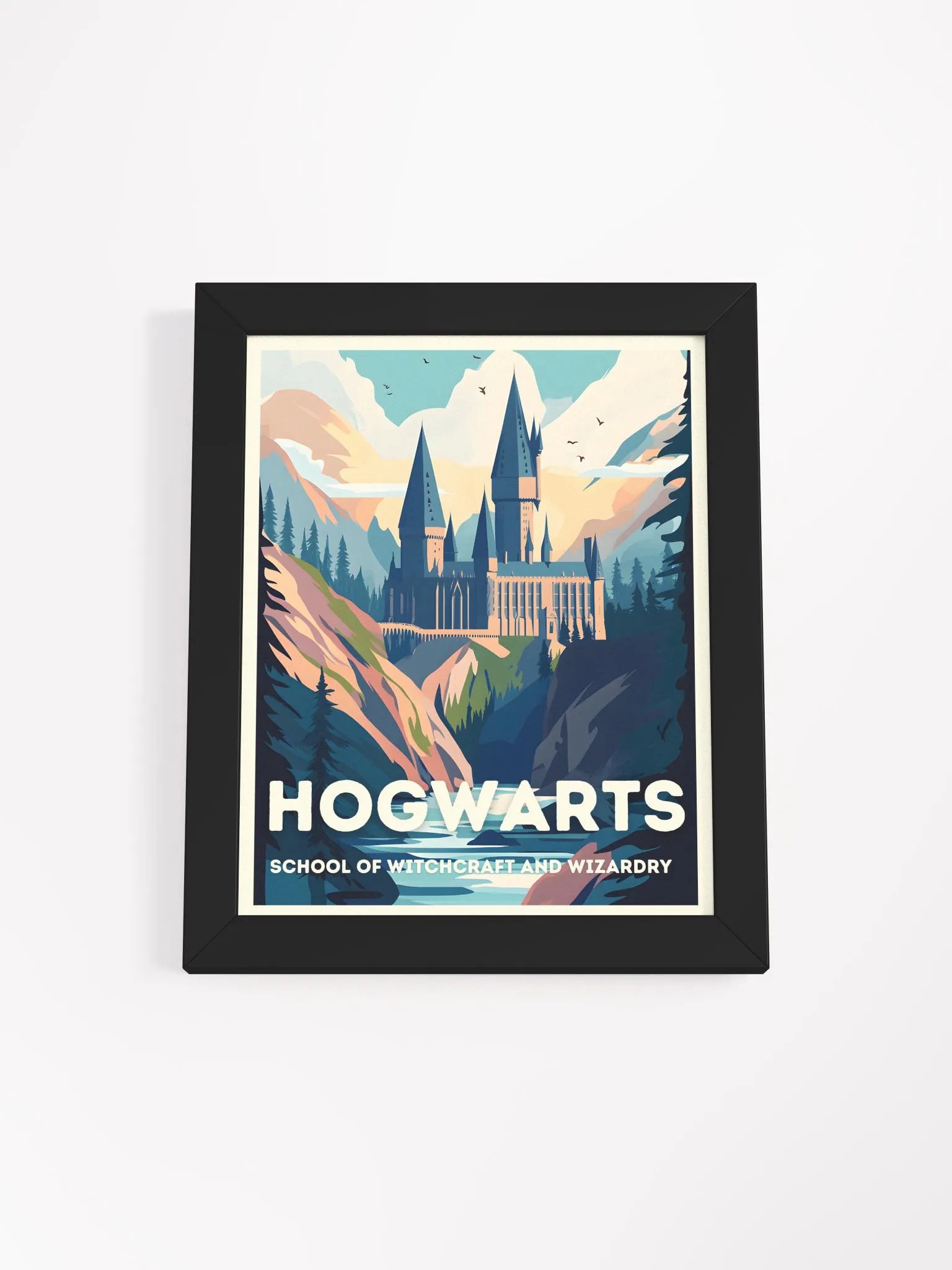 Hogwarts Vintage Travel Poster product image (1)