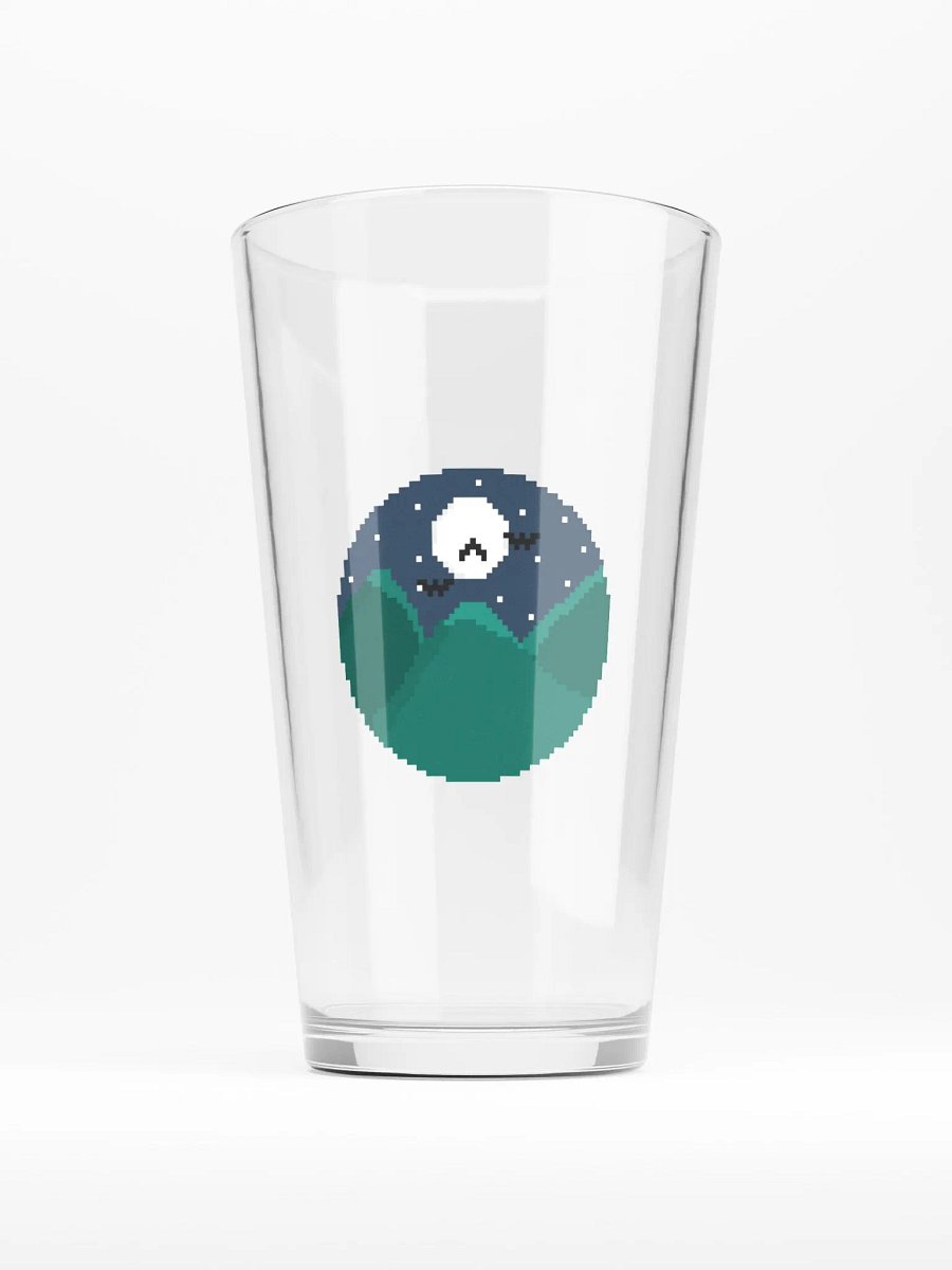 Mountain Harbingerofbeth Logo Pint Glass designed by Cassafrassarole product image (1)