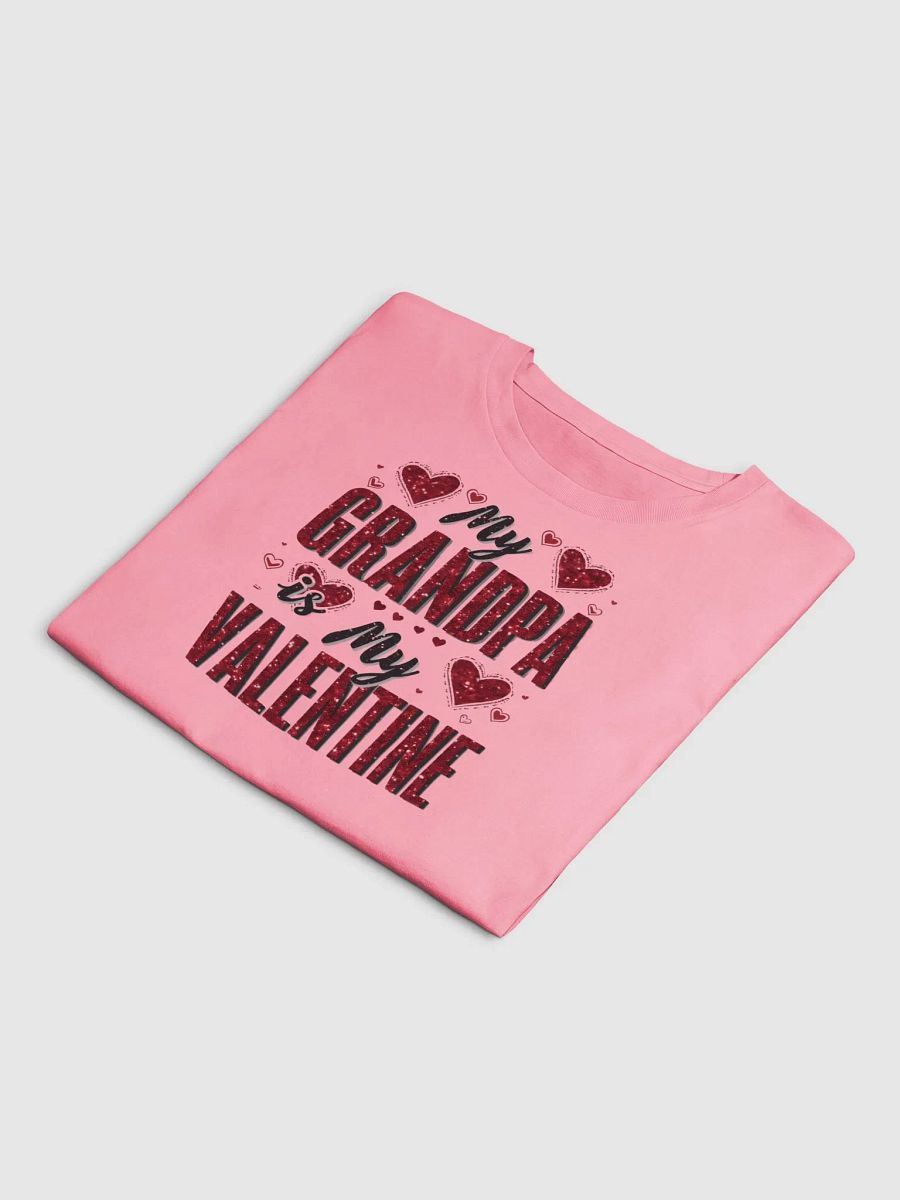 Glittery Grandpa's Valentine Crop Top product image (19)
