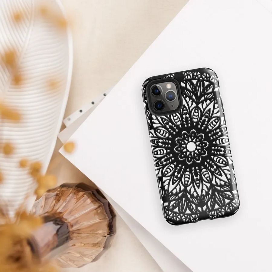Monochrome Mandala Phone case product image (7)