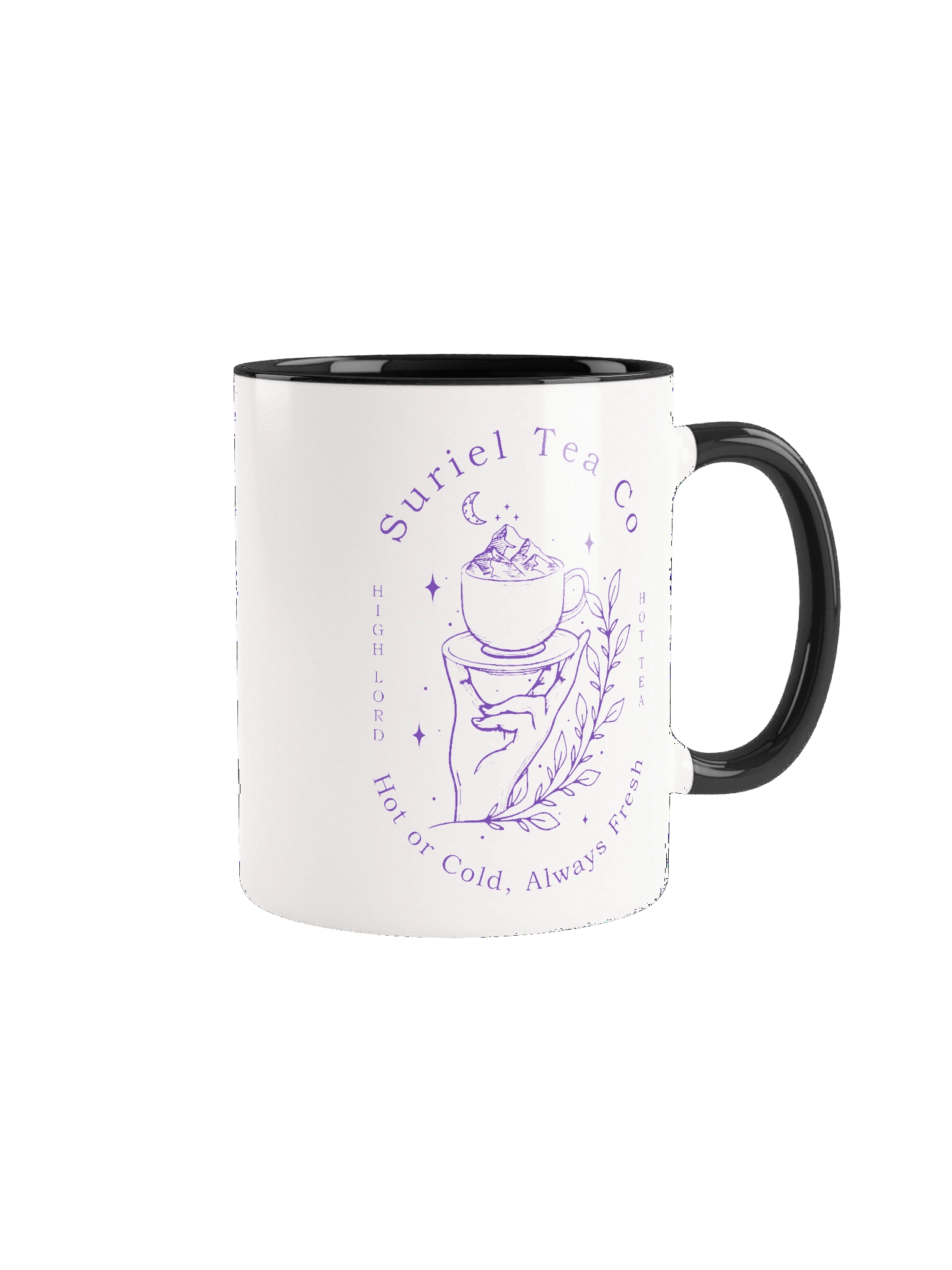 The Suriel Tea Co Suriel Tea Company Spill The Tea Velaris ACOTAR Symbol Two-Tone Coffee Mug 1WH3 product image (1)
