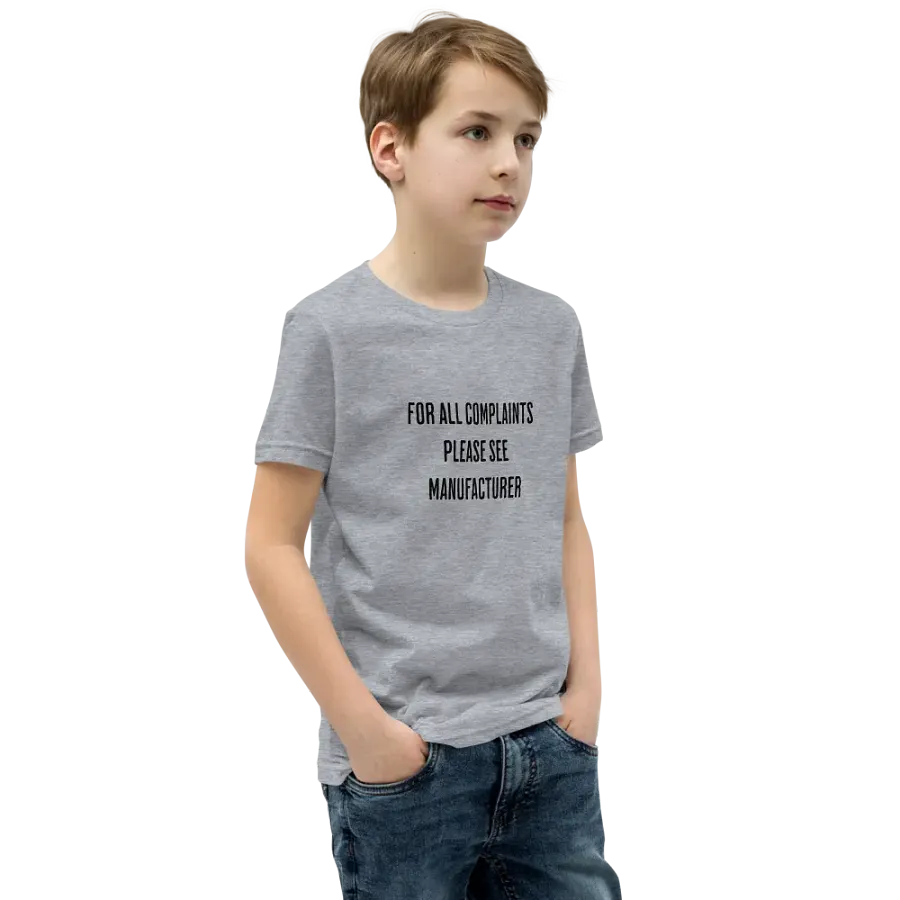 For All Complaints Please See Manufacturer - Youth T-Shirt product image (76)