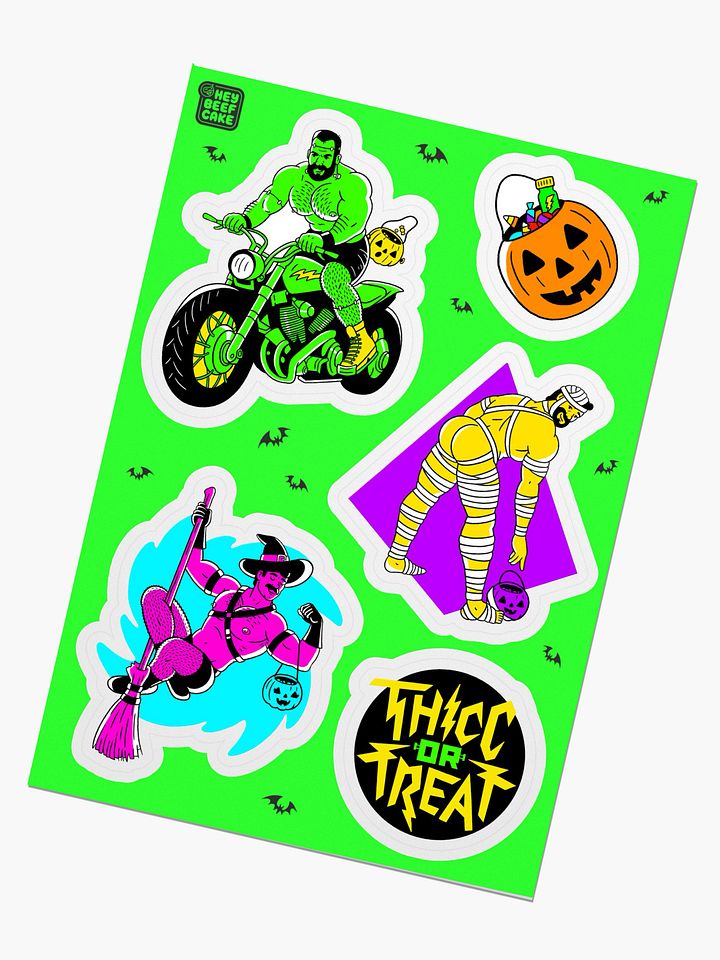 THICC or TREAT 2024 Sticker Sheet 1 product image (2)