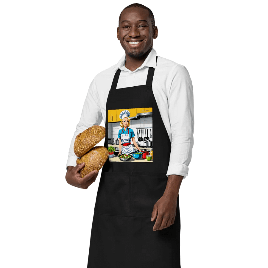 Organic Cotton Kitchen Hero Apron product image (6)