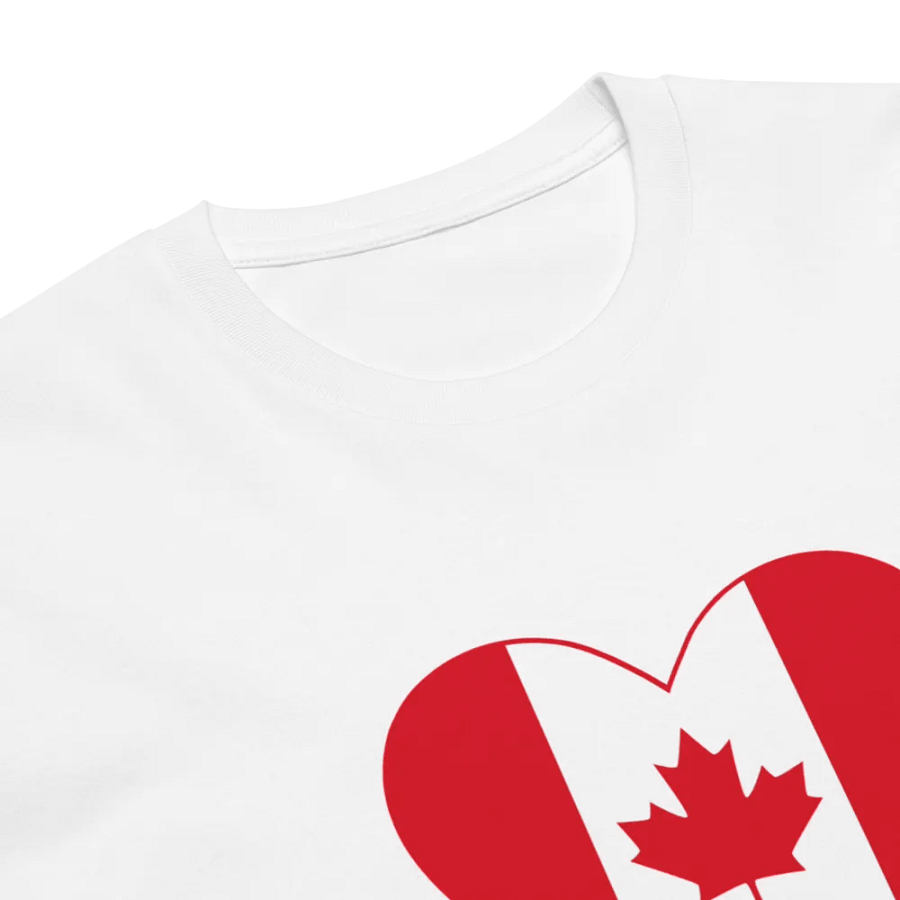 Canadian Heart Flag Unisex Tee product image (6)