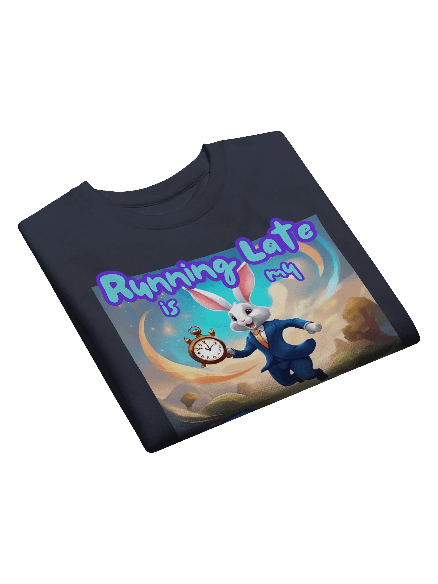 Running Late Rabbit Premium Sweatshirt product image (7)
