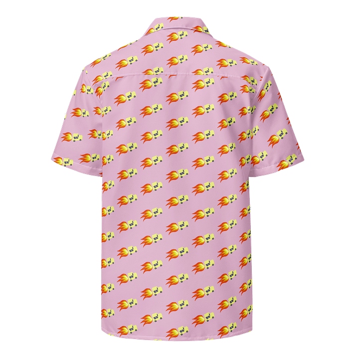 Pink Rocket Powered Hawaiian Shirt product image (2)