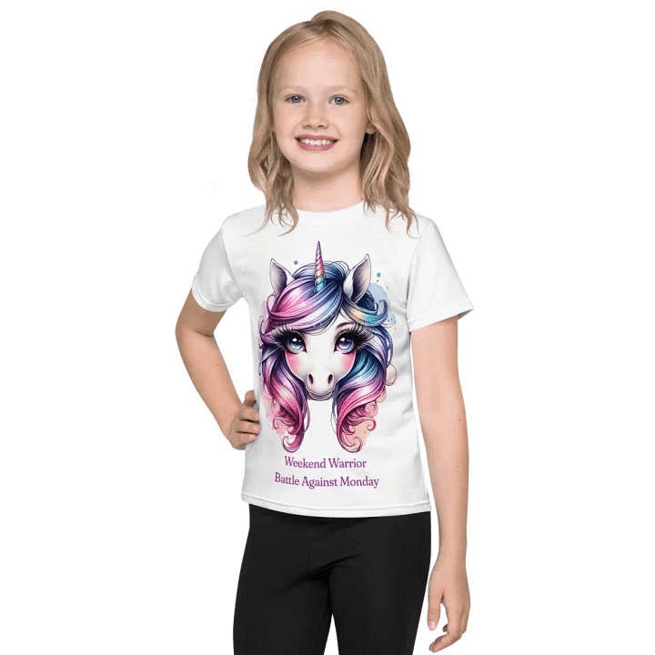 Whimsical Unicorn Dreams All-Over Print Kid's Tee product image (1)