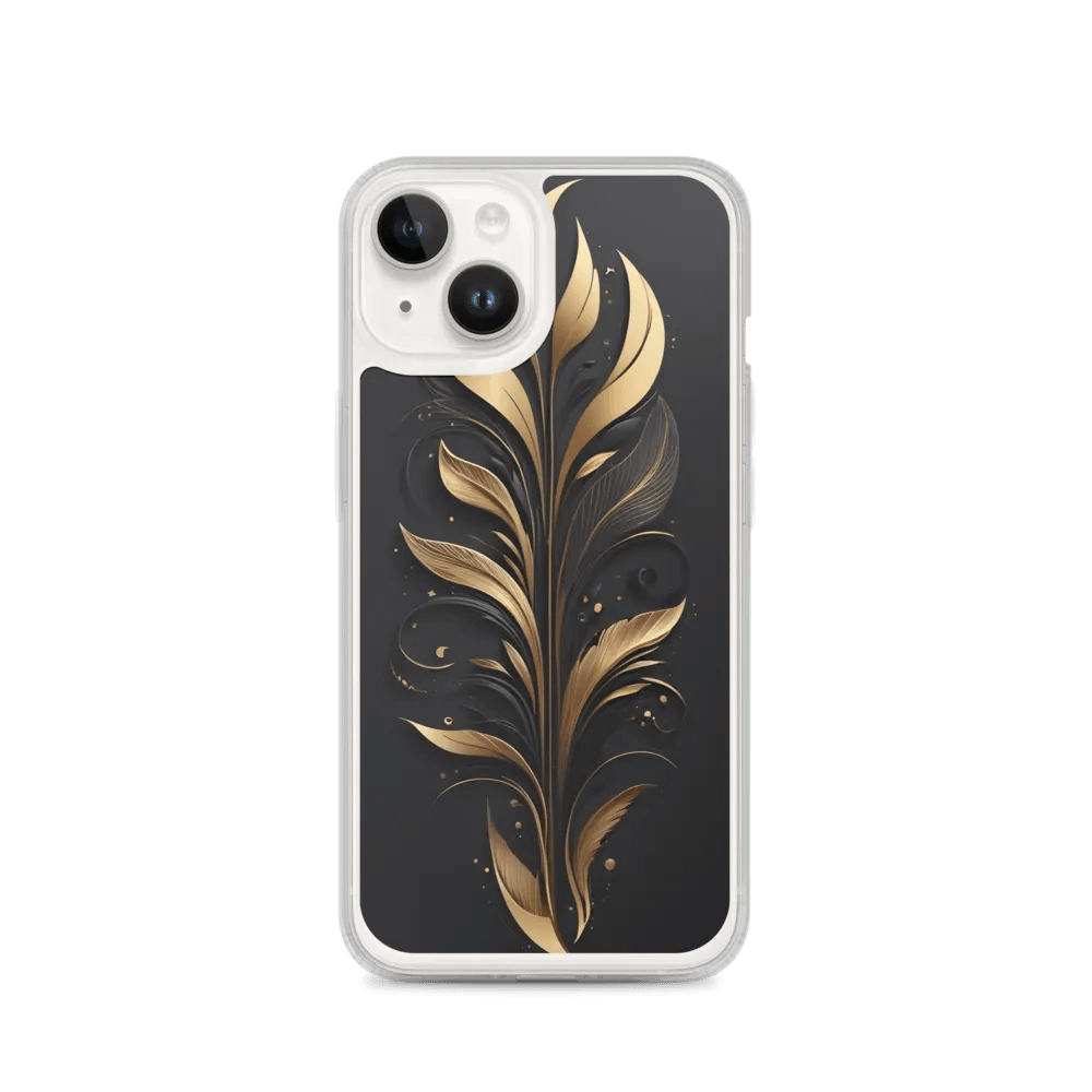 MagSafe® Clear Case for iPhone® – The golden Leaves product image (4)